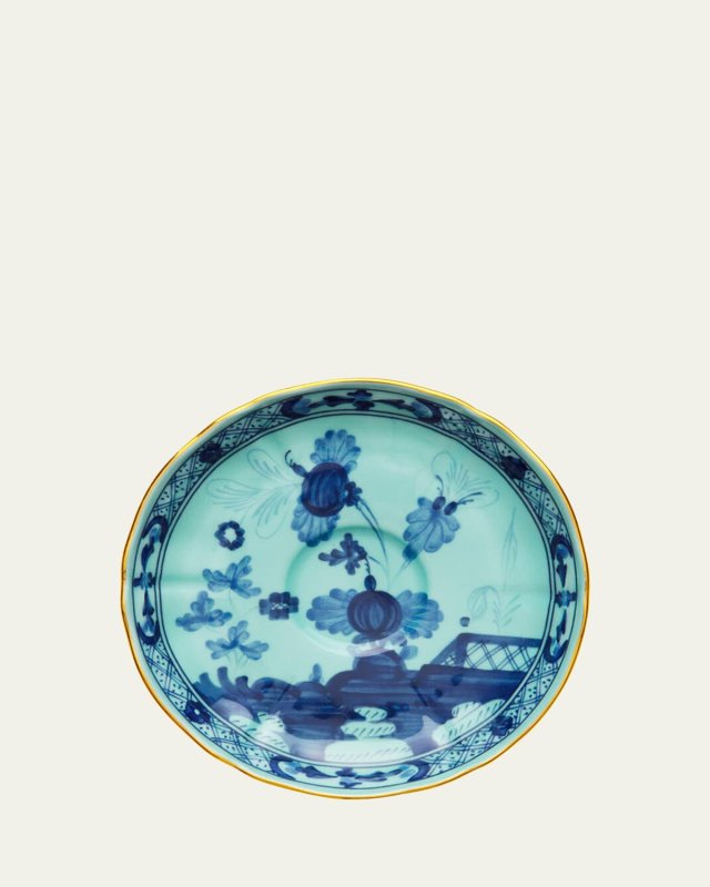 Oriente Itailano Iris Gold Tea Saucer
